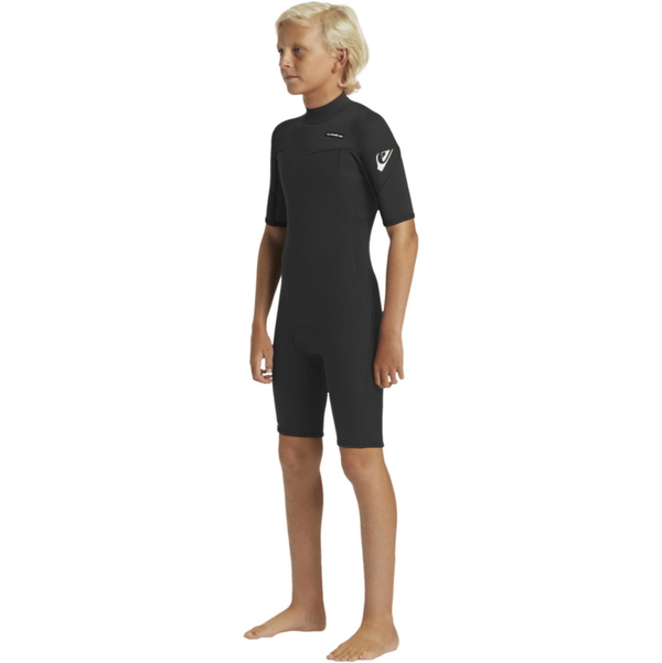 2026 Quiksilver Junior Everyday Sessions 2mm Back Zip Shorty Wetsuit EQBW503025 - Black